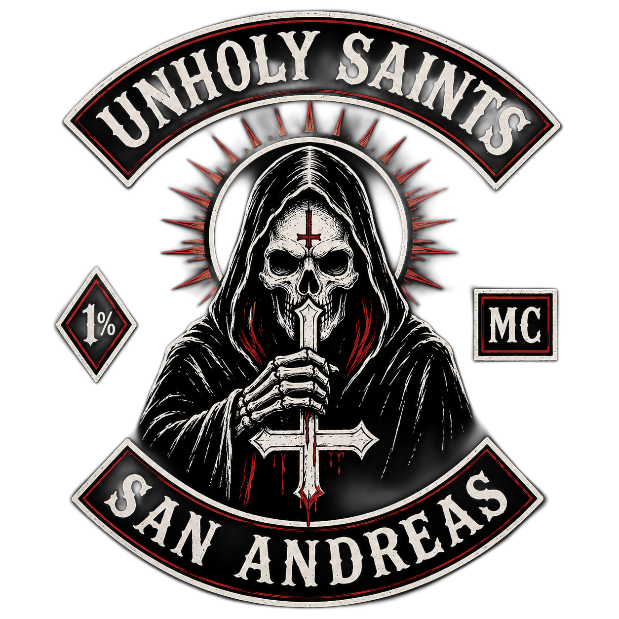 Unholy Saints MC Logo